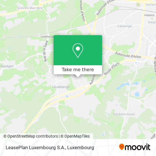 LeasePlan Luxembourg S.A. map