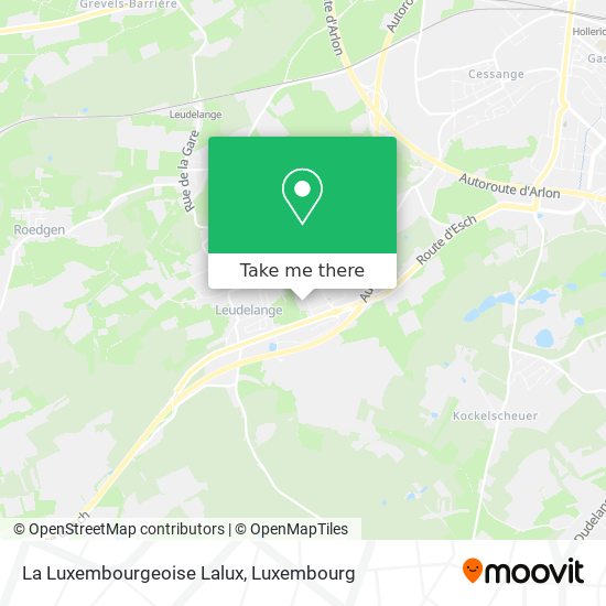 La Luxembourgeoise Lalux map