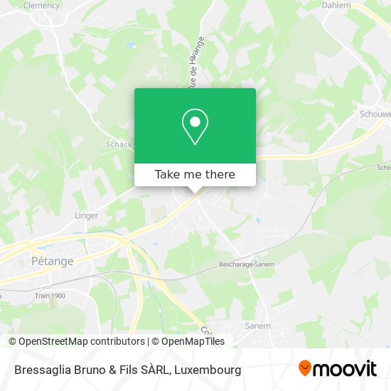 Bressaglia Bruno & Fils SÀRL map