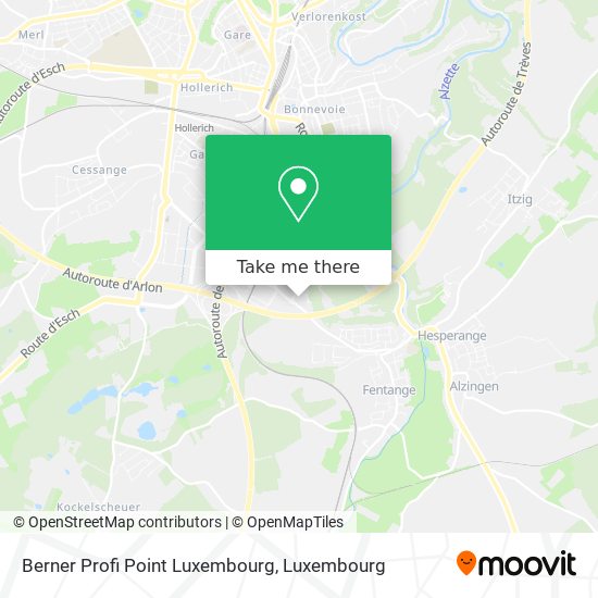 Berner Profi Point Luxembourg Karte