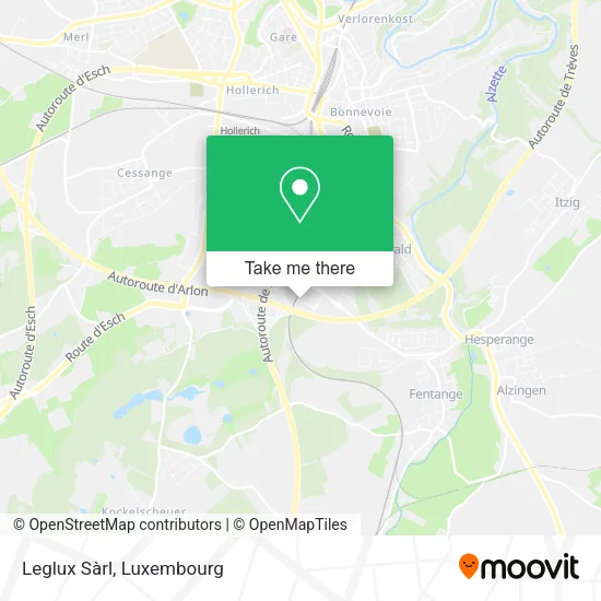 Leglux Sàrl map