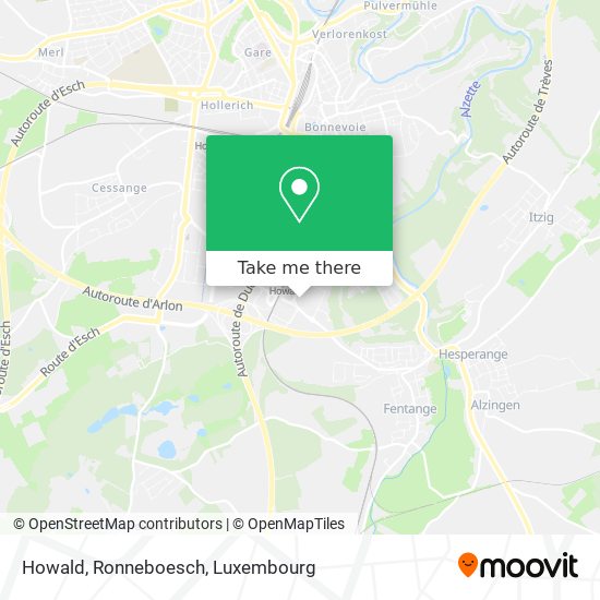 Howald, Ronneboesch Karte