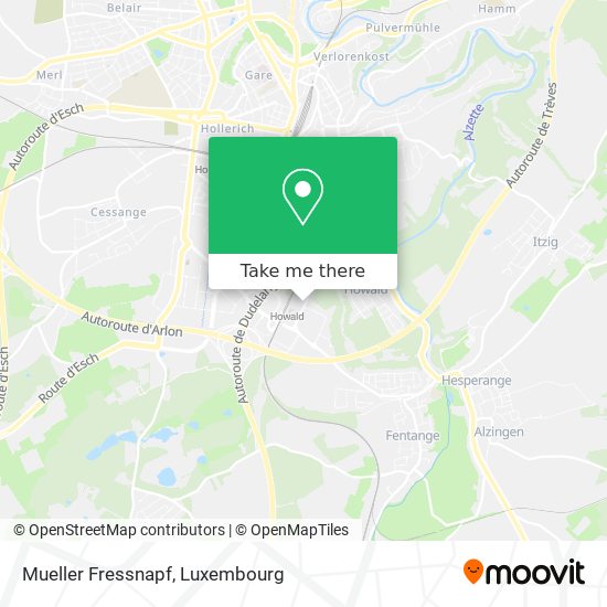 Mueller Fressnapf map