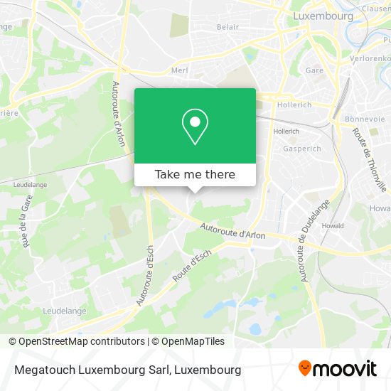Megatouch Luxembourg Sarl map