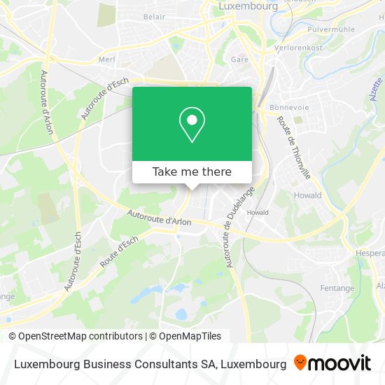 Luxembourg Business Consultants SA map