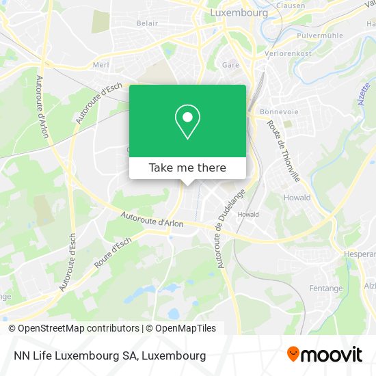 NN Life Luxembourg SA map