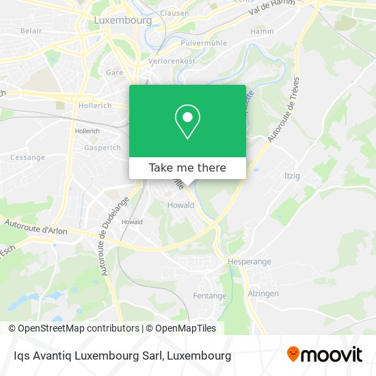 Iqs Avantiq Luxembourg Sarl map