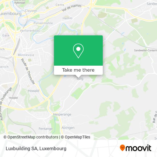 Luxbuilding SA map