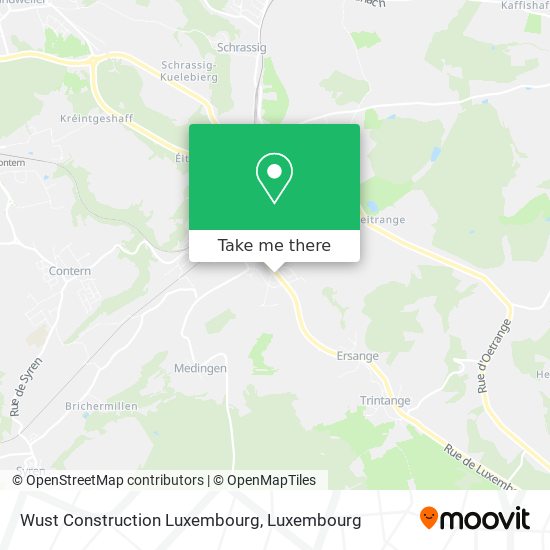 Wust Construction Luxembourg Karte