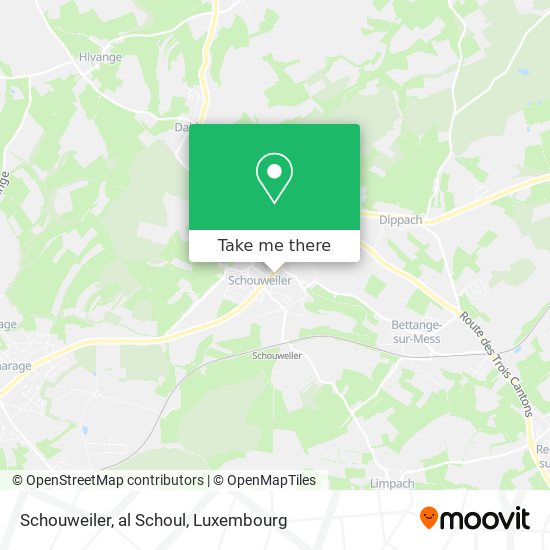 Schouweiler, al Schoul map