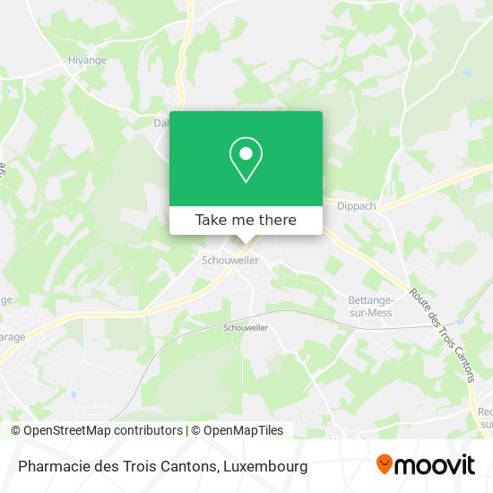 Pharmacie des Trois Cantons map