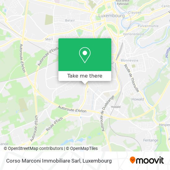 Corso Marconi Immobiliare Sarl map