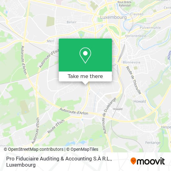 Pro Fiduciaire Auditing & Accounting S.À R.L. map