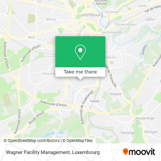 Wagner Facility Management map