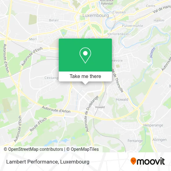 Lambert Performance map