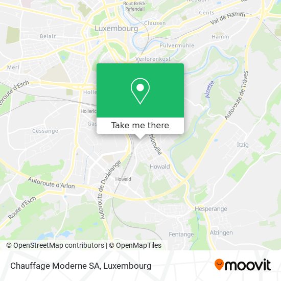 Chauffage Moderne SA map