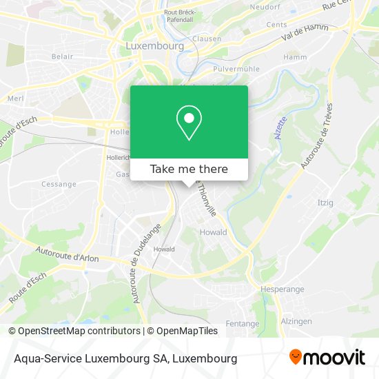 Aqua-Service Luxembourg SA Karte