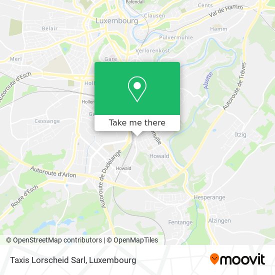 Taxis Lorscheid Sarl map