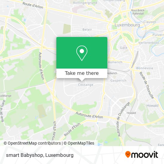 smart Babyshop map