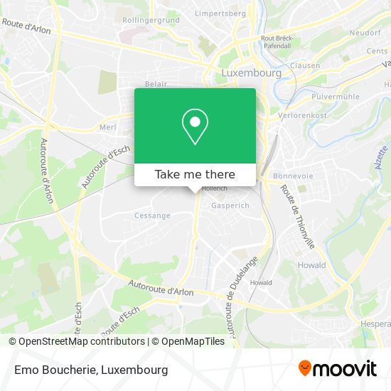 Emo Boucherie map