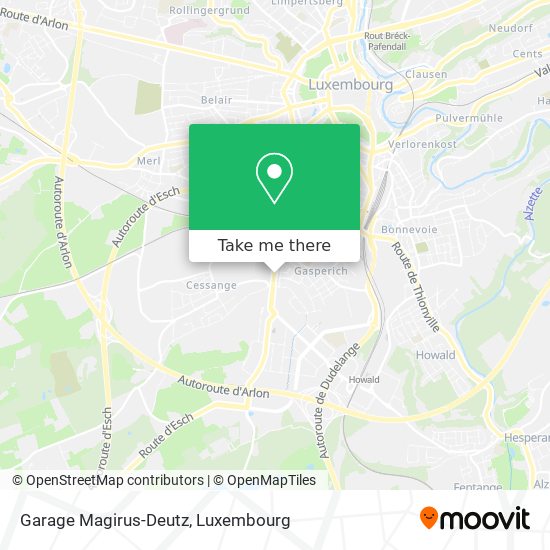 Garage Magirus-Deutz map