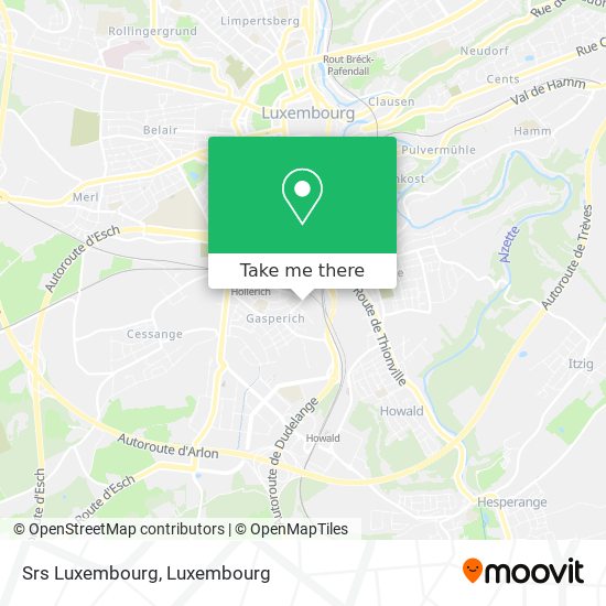 Srs Luxembourg map