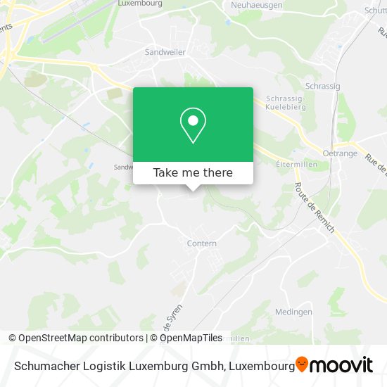 Schumacher Logistik Luxemburg Gmbh map