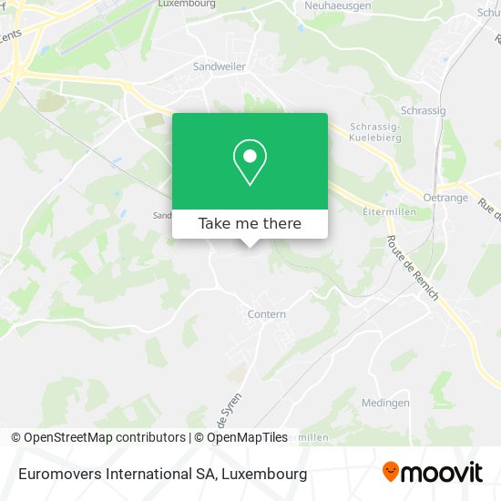 Euromovers International SA map