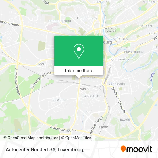 Autocenter Goedert SA map