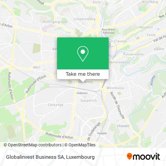 Globalinvest Business SA map