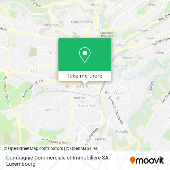 Compagnie Commerciale et Immobilière SA map