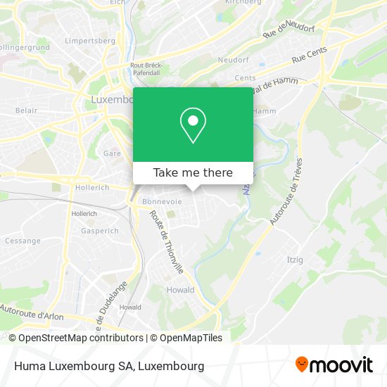 Huma Luxembourg SA Karte