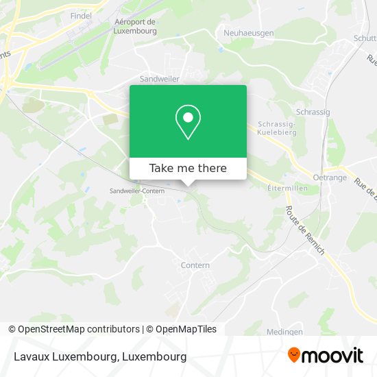Lavaux Luxembourg Karte