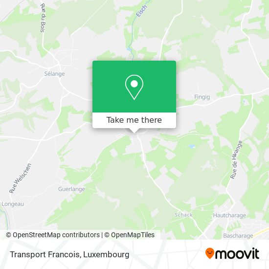 Transport Francois map