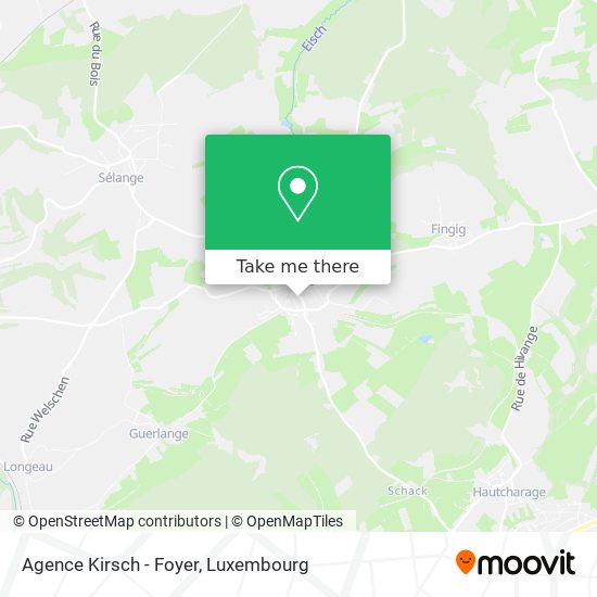 Agence Kirsch - Foyer map
