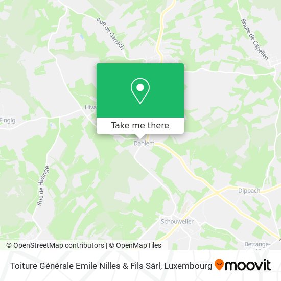 Toiture Générale Emile Nilles & Fils Sàrl map