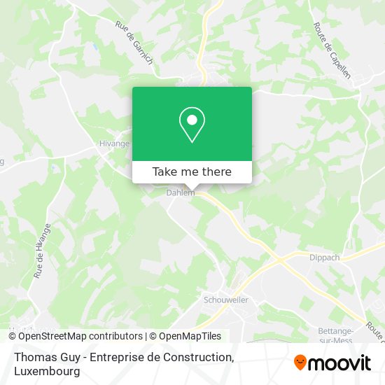 Thomas Guy - Entreprise de Construction Karte