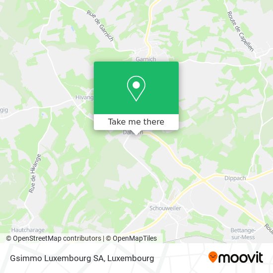 Gsimmo Luxembourg SA Karte