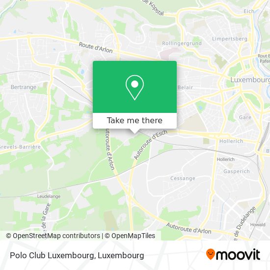 Polo Club Luxembourg map