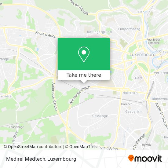 Medirel Medtech map