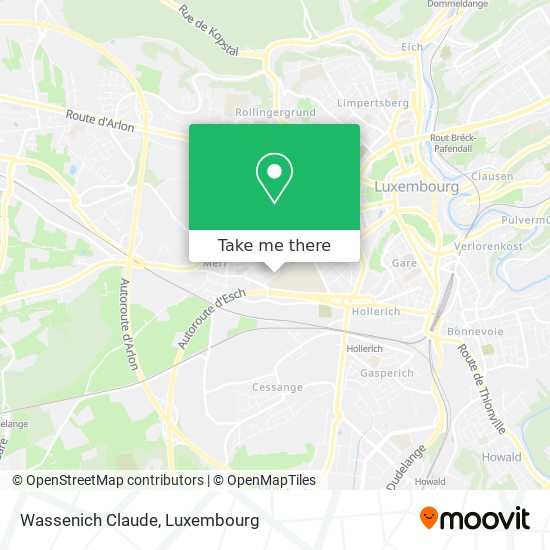 Wassenich Claude map
