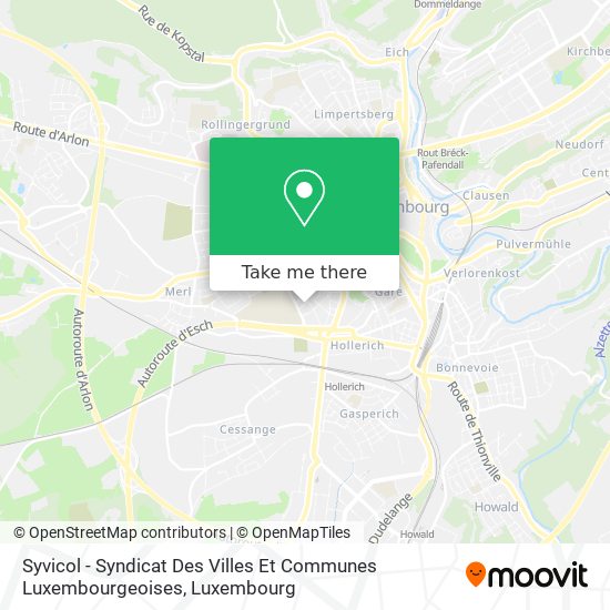 Syvicol - Syndicat Des Villes Et Communes Luxembourgeoises map