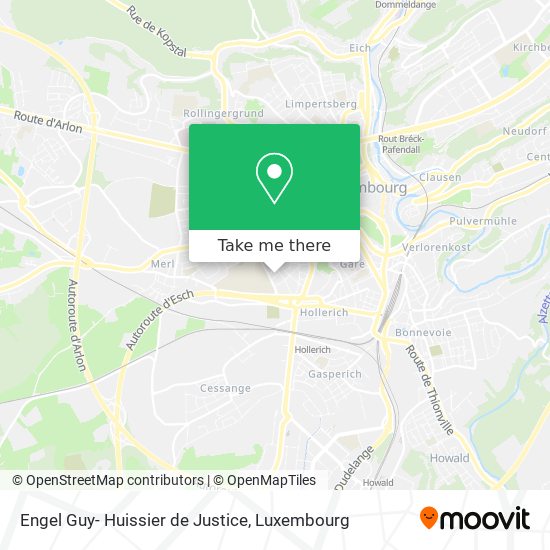 Engel Guy- Huissier de Justice map