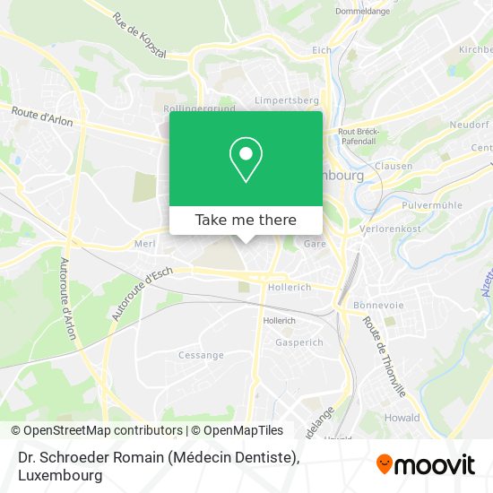 Dr. Schroeder Romain (Médecin Dentiste) Karte
