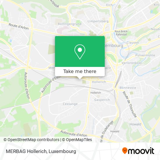 MERBAG Hollerich map