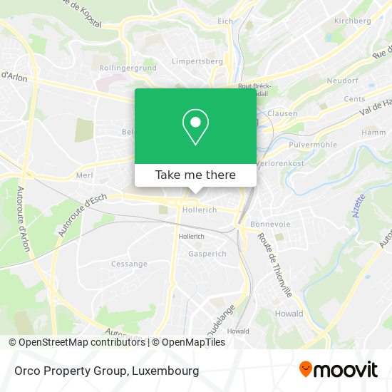 Orco Property Group map