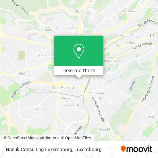Nanuk Consulting Luxembourg map