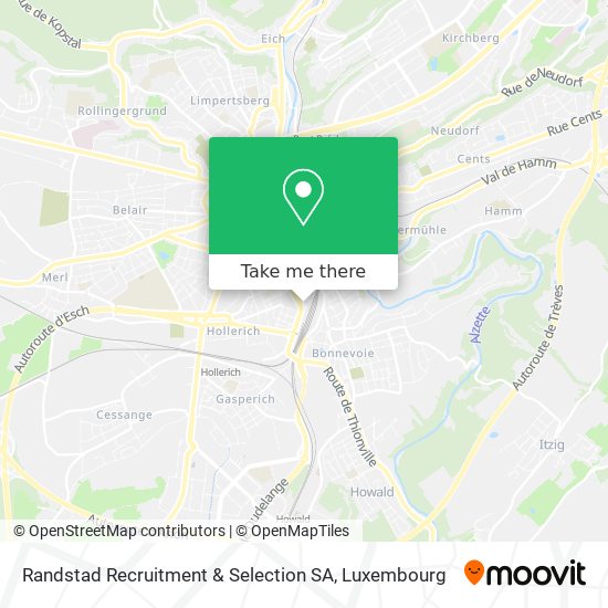 Randstad Recruitment & Selection SA map