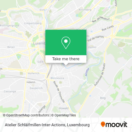 Atelier Schläifmillen-Inter-Actions map