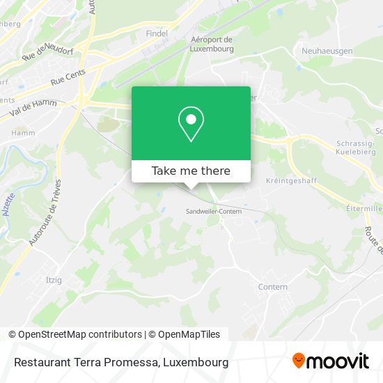 Restaurant Terra Promessa map